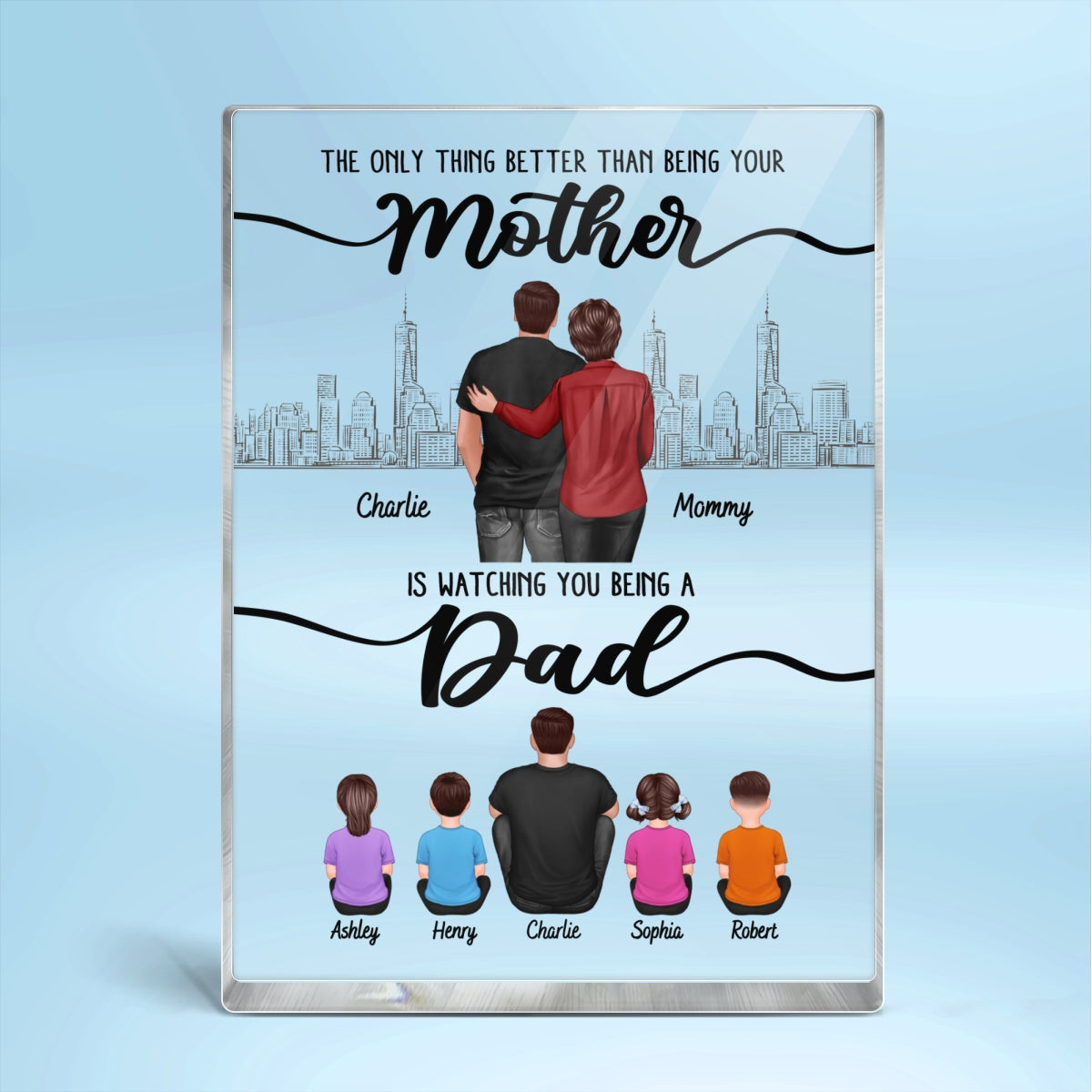 To My Son From Mom The Only Thing Better Than Personalized Acrylic Block, Father's day gift