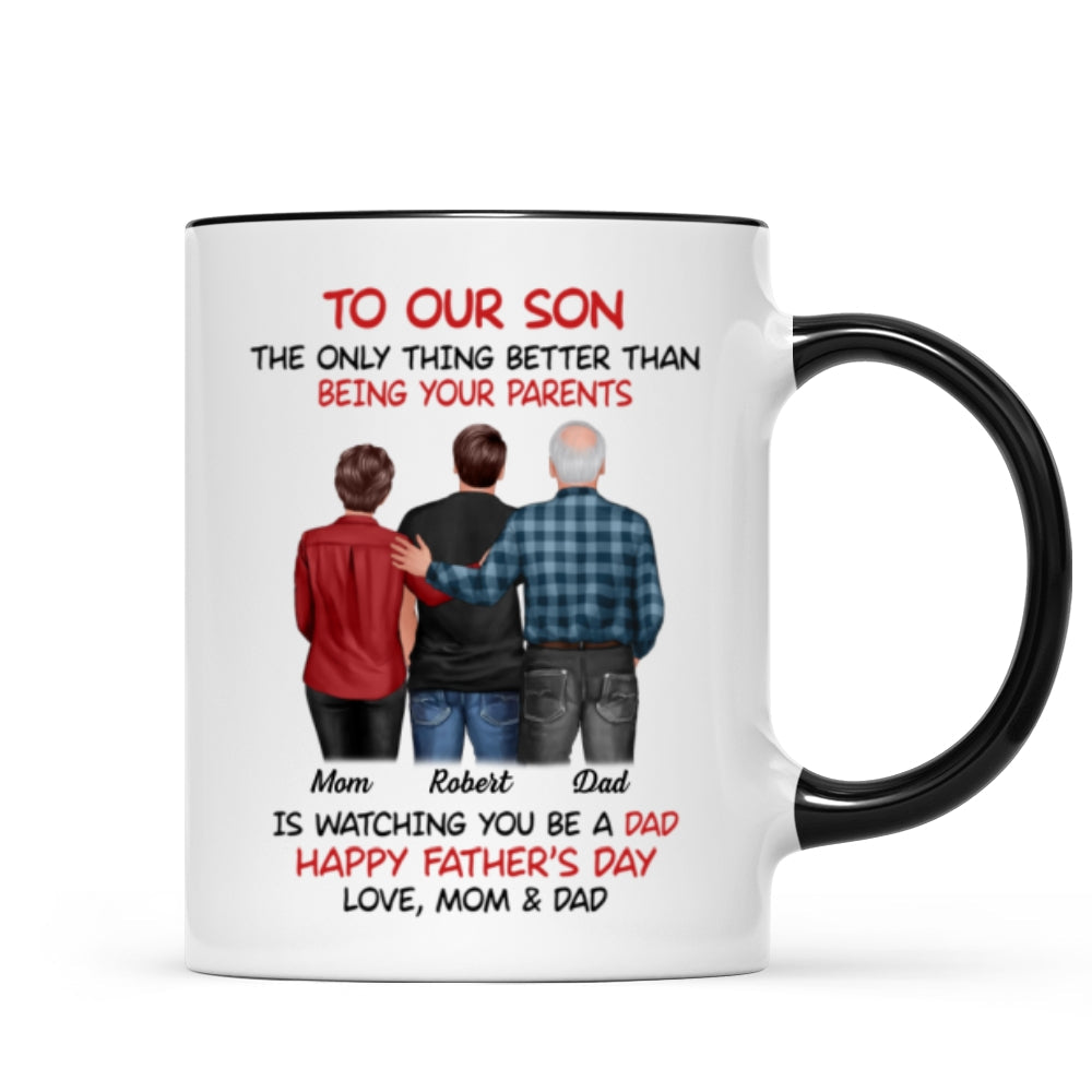 To Our Son From Parents Personalized Mug, Gift For Son