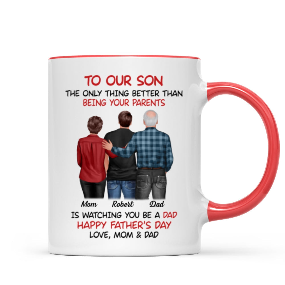 To Our Son From Parents Personalized Mug, Gift For Son