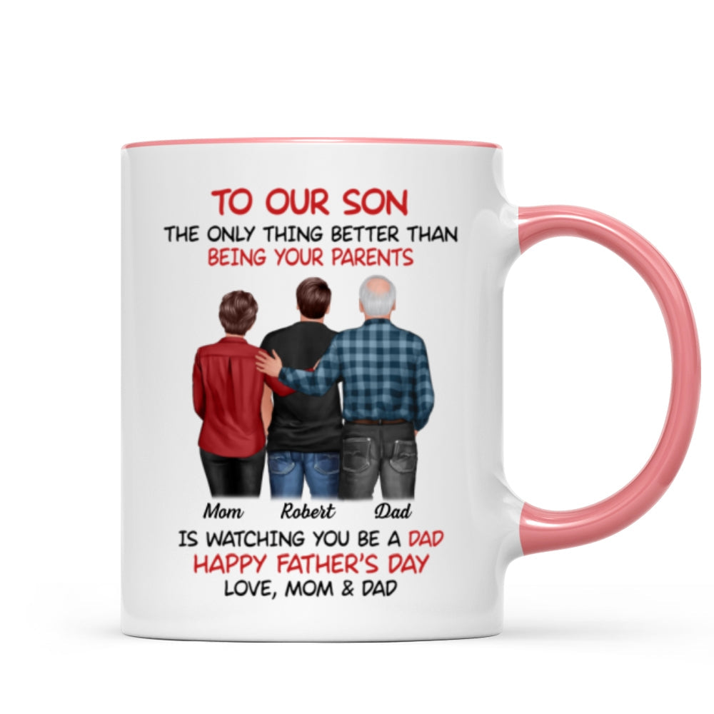 To Our Son From Parents Personalized Mug, Gift For Son