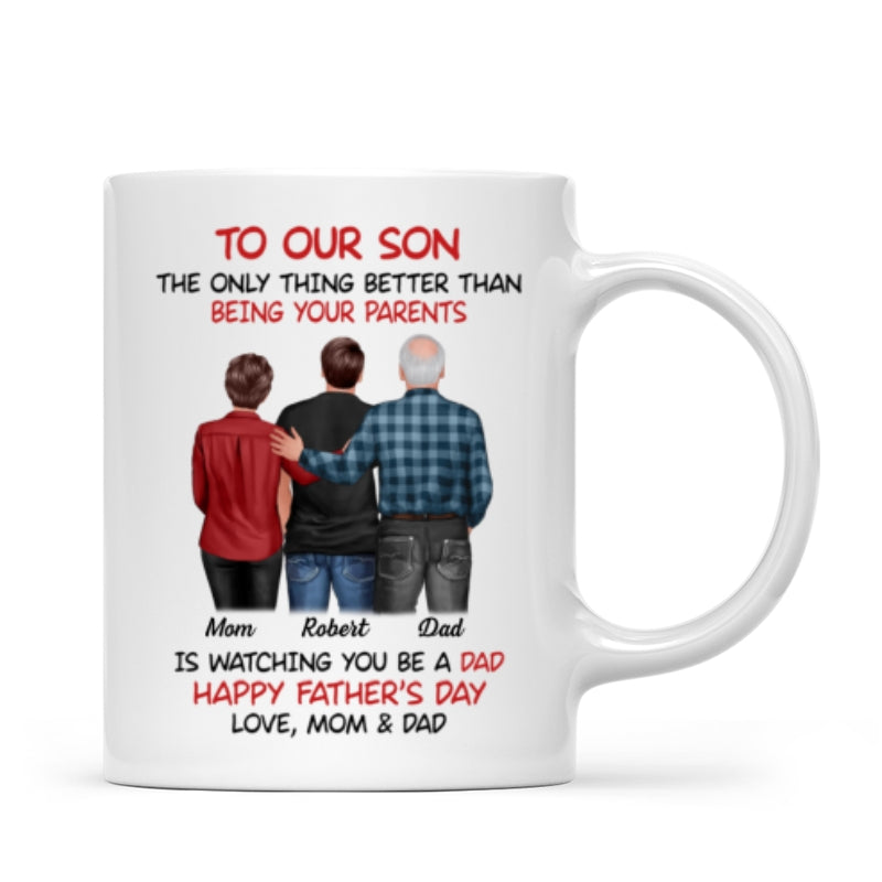 To Our Son From Parents Personalized Mug, Gift For Son