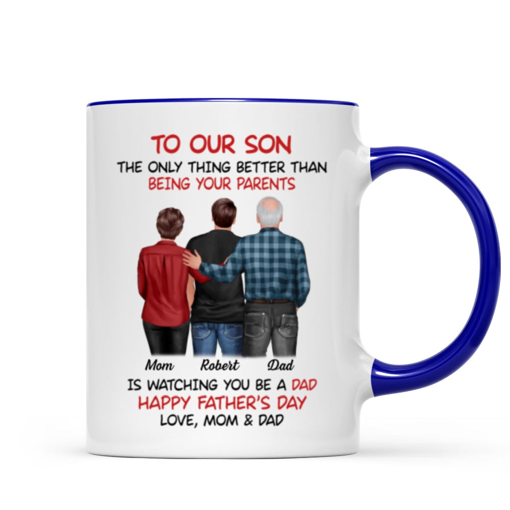 To Our Son From Parents Personalized Mug, Gift For Son