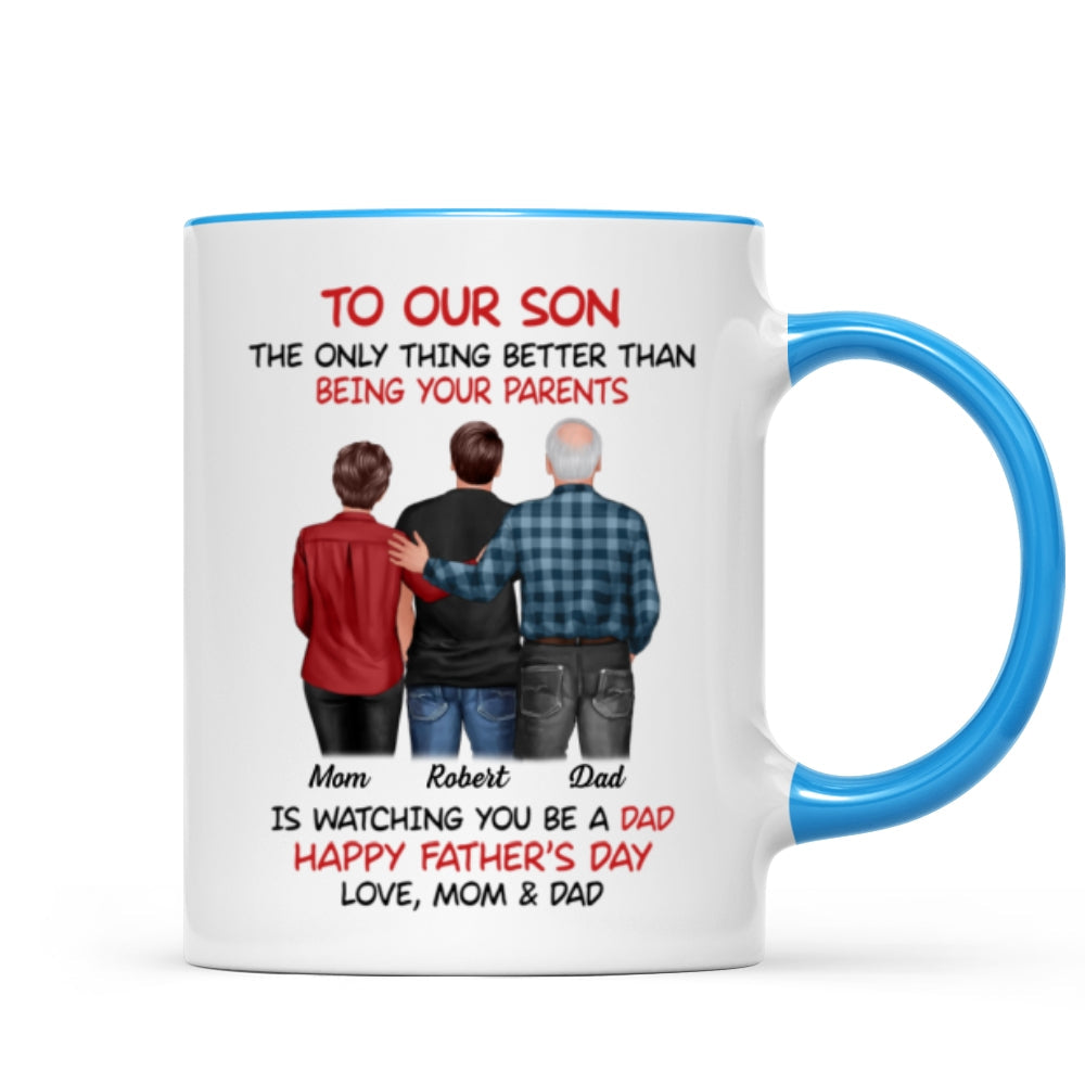 To Our Son From Parents Personalized Mug, Gift For Son